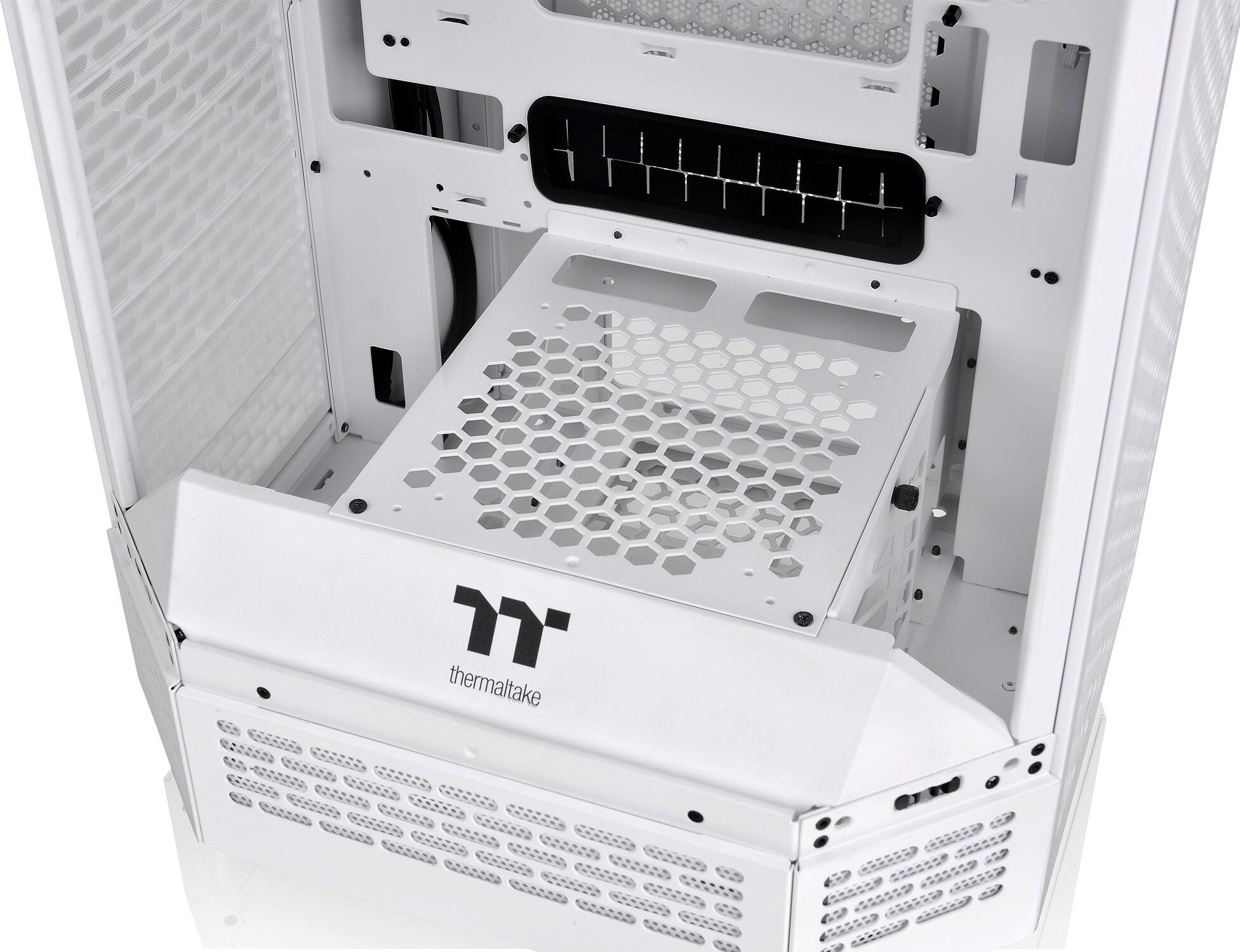 Alt View 28. Thermaltake - The Tower 300 Micro ATX PC Case - Snow.