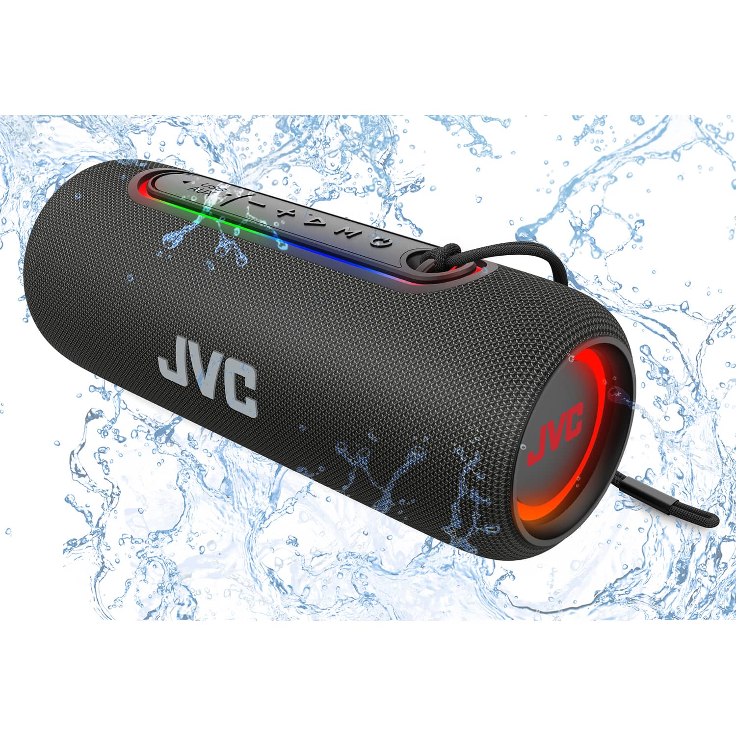 JVC Portable Bluetooth® Speaker with LED Lights and Speakerphone