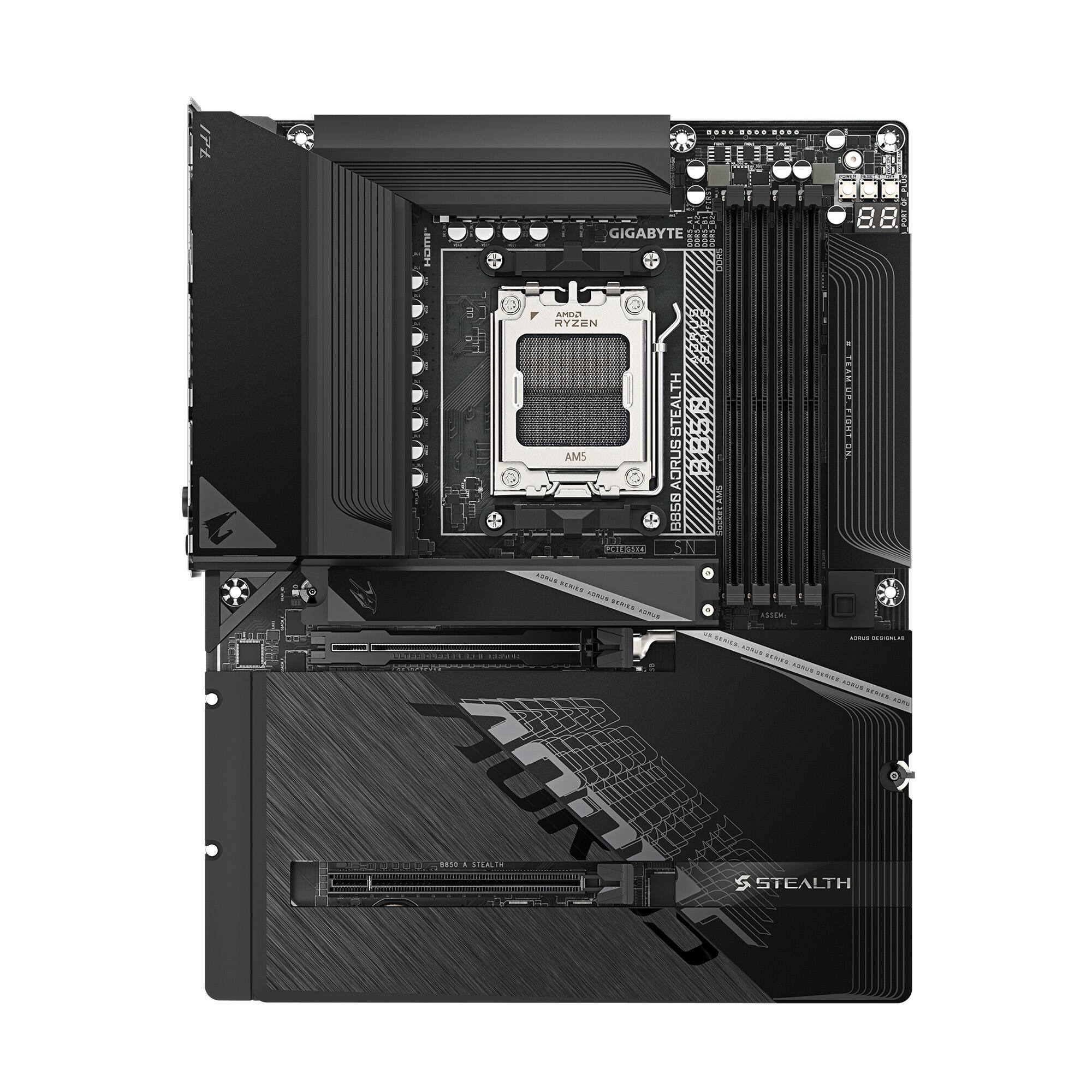 GIGABYTE  
AMD RYZEN  
AM5  
B650 A STEALTH  
STEALTH