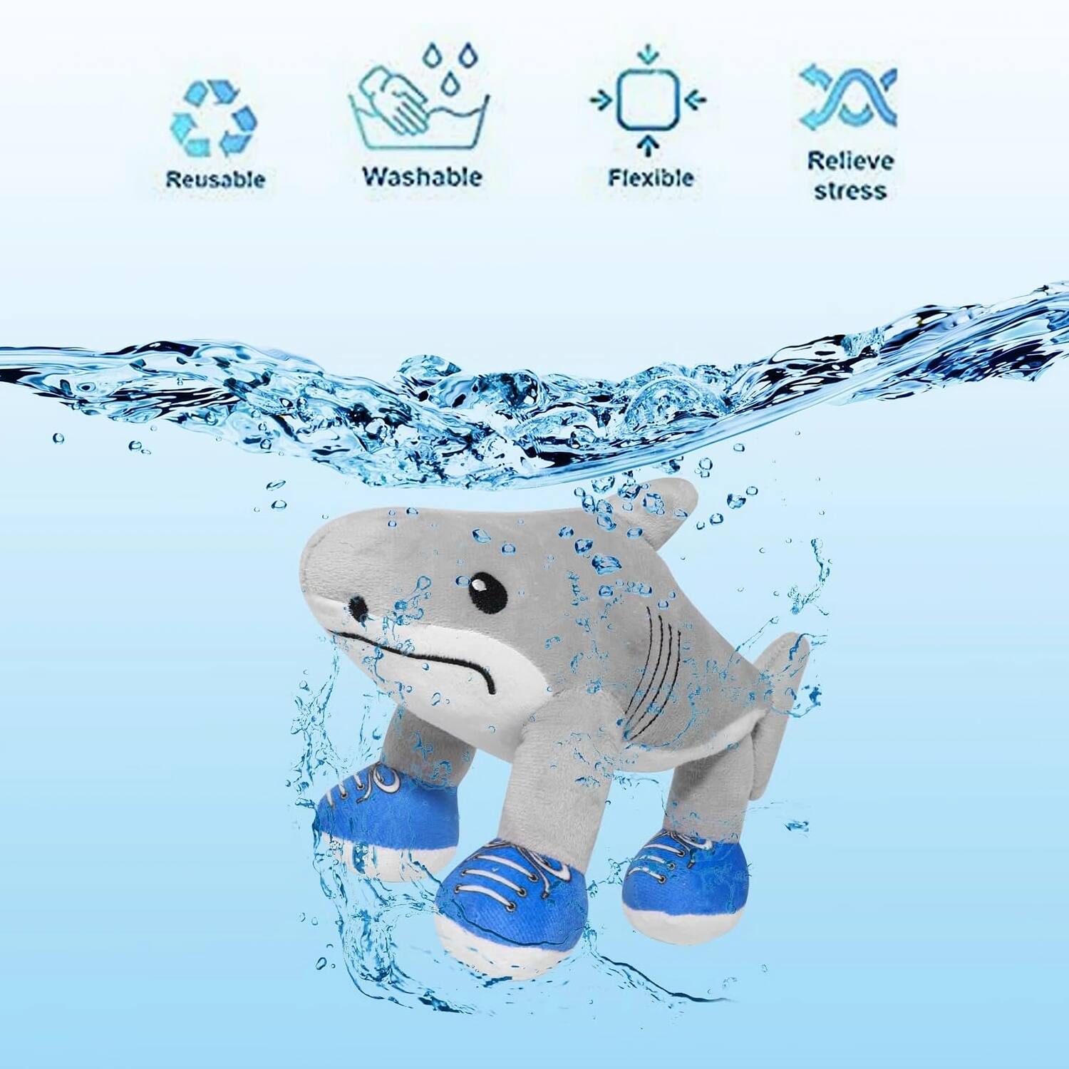 Reusable, Washable, Flexible, Relieve stress