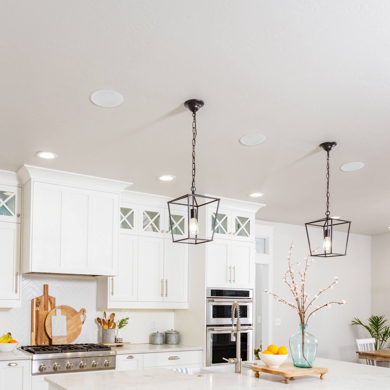 Alt View 1. Proficient Audio - Proficient Audio Pas12625 / C625tt Protege C625tt 75-watt 6-1/2-in. Dvc Twin-tweeter Poly In-ceiling Speaker - white.