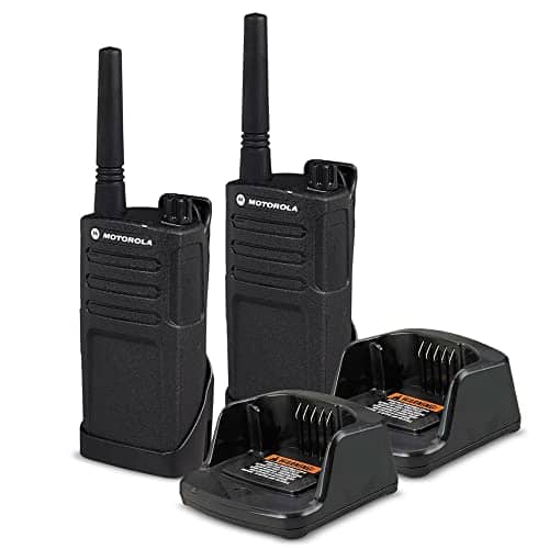Motorola Solutions - 2 x Motorola RMM2050 On-Site 2-Way Radio (RMM2050) - 2 Pack Bundle - Black