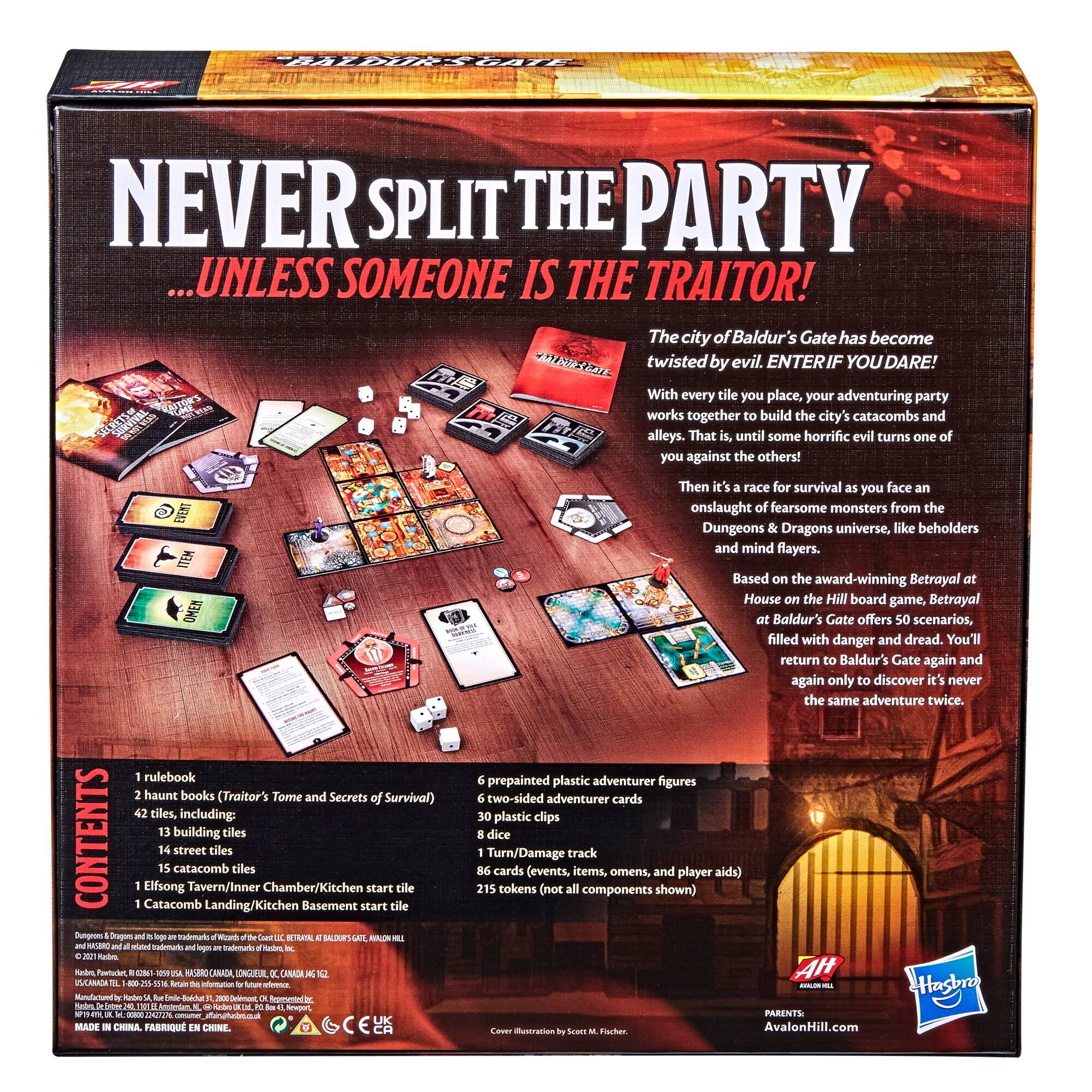 Left. Avalon Hill - Betrayal at Baldur's Gate.