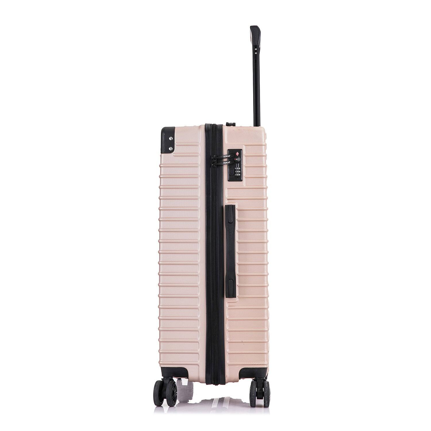 Alt View 2. DUKAP - Tour Lightweight Luggage Medium 24" - CHAMPAGNE.
