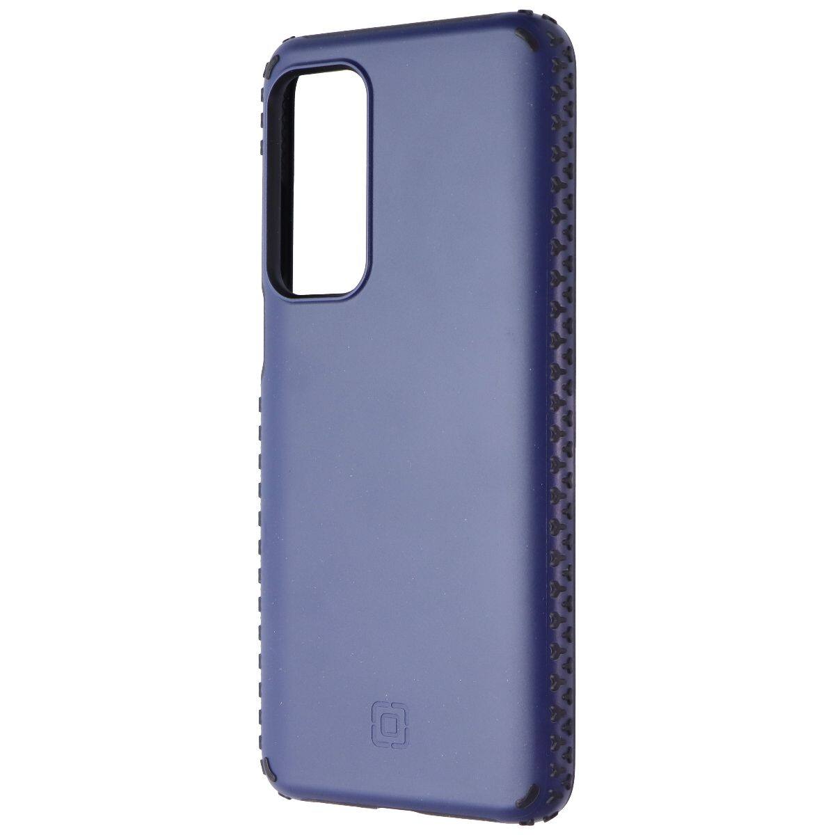 Front. Incipio - Incipio Grip Series Rugged Case for Motorola Edge (2021) - Midnight Navy - Blue.