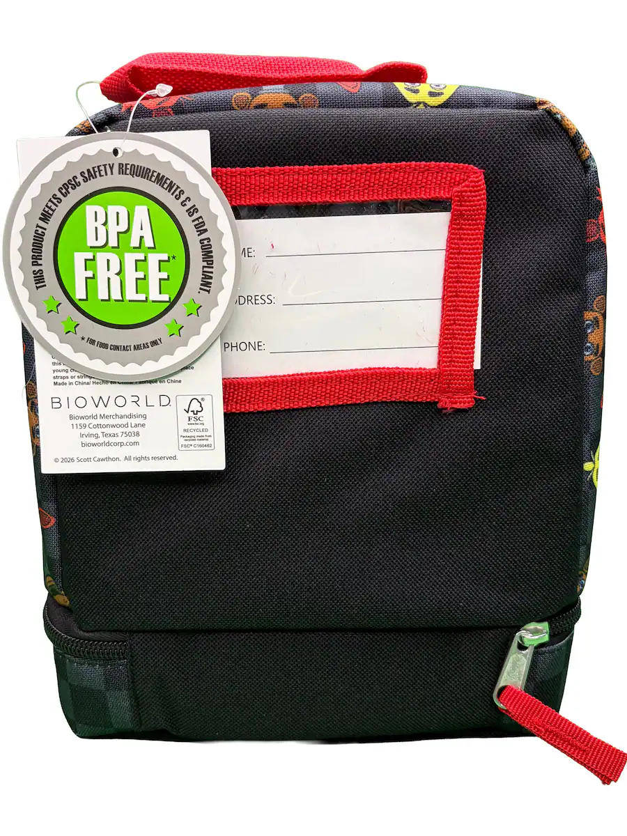 Bioworld Kids Insulated Lunch Bag with Handle, Five Nights at Freddys ...