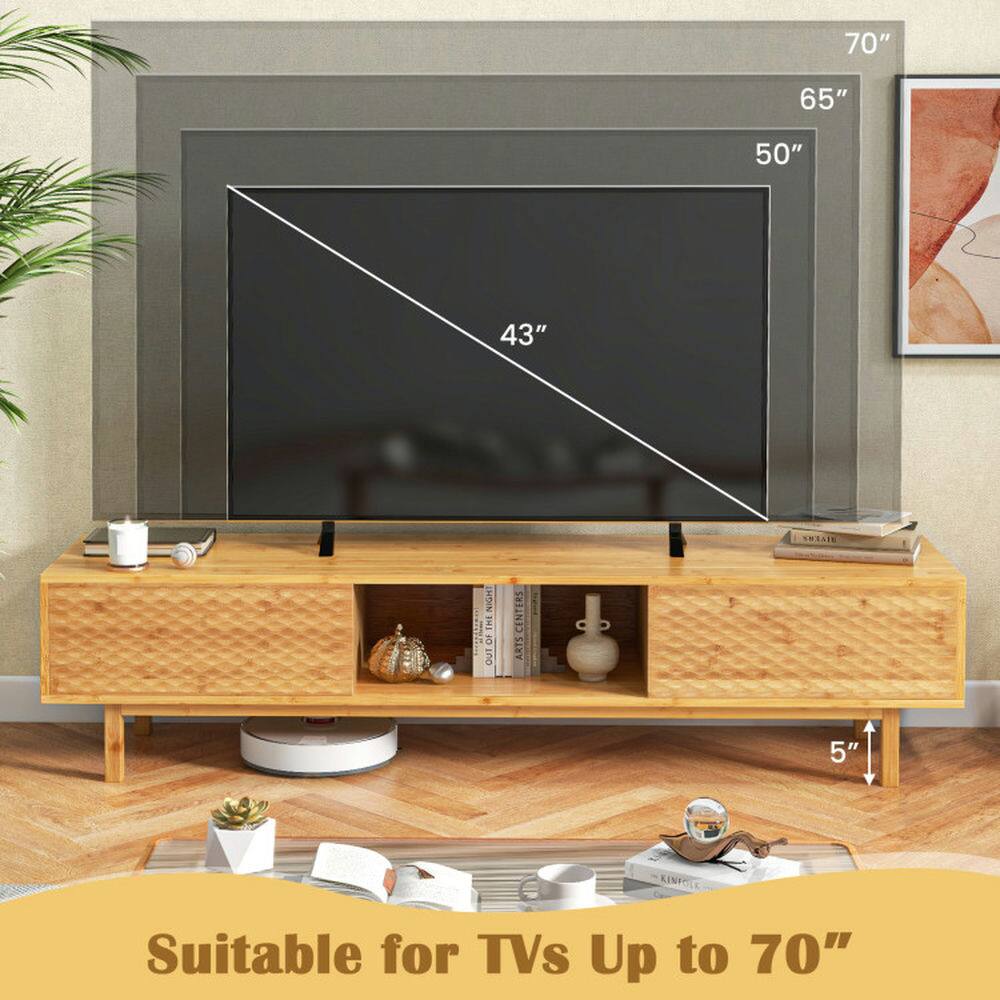 70" 65" 50" 43" SRTATE NIGHT I E a OUI CENTERS ARTS 5" KINFOLE Suitable for TVs Up to 70"