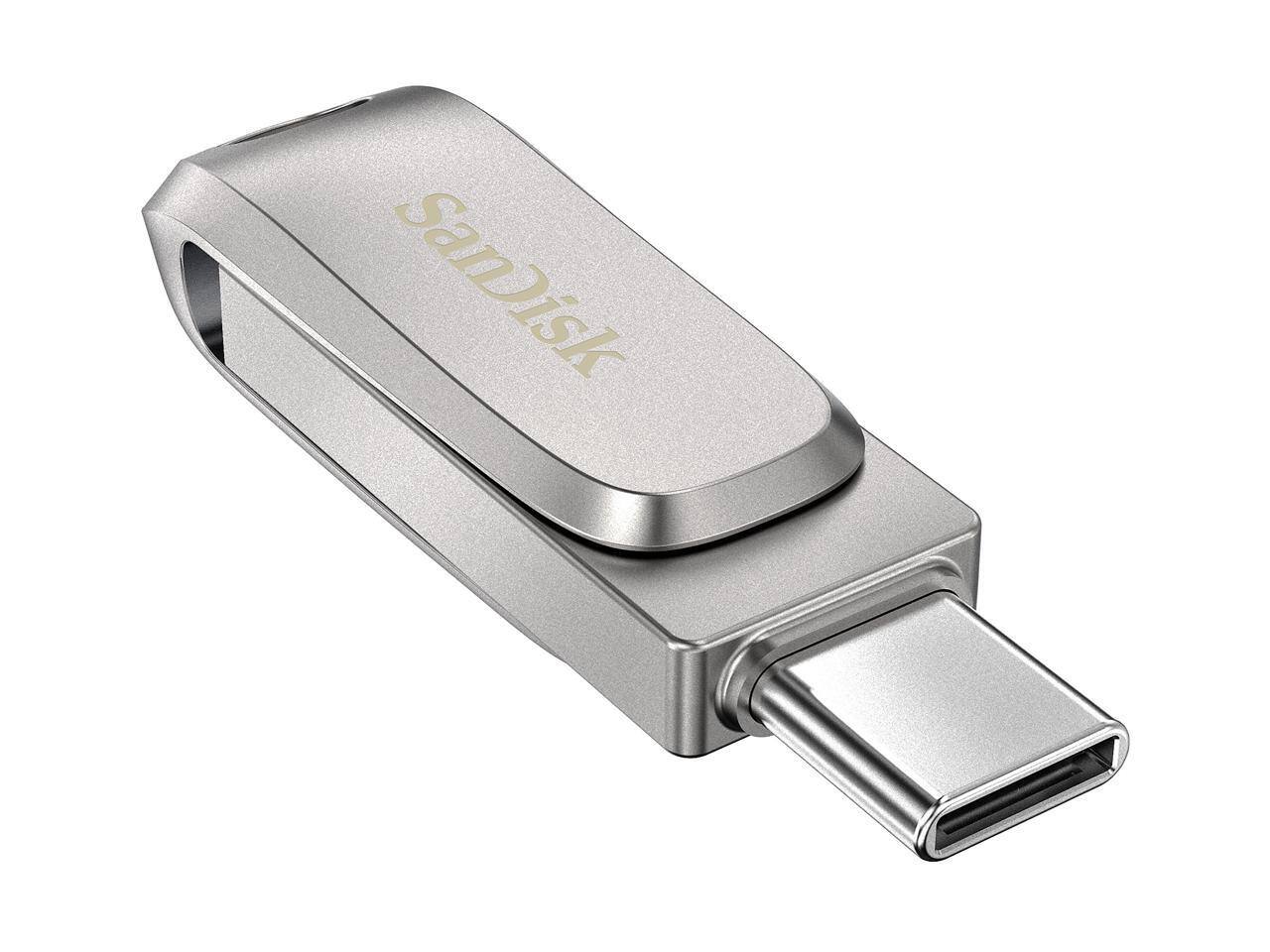 Alt View 4. SanDisk - SanDisk 1TB Ultra Dual Drive Luxe USB Type-C Flash Drive (SDDDC4-1T00-G46) - Luxe.