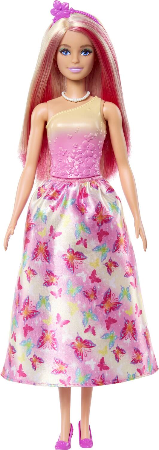 Mattel Barbie Royal Doll with Pink and Blonde Hair, Butterfly