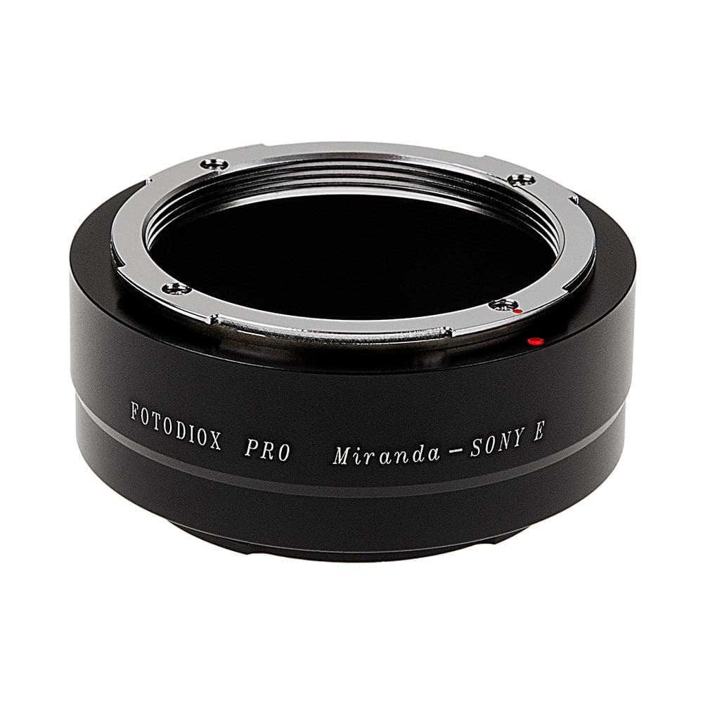 Fotodiox - Pro Lens Adapter - Compatible with Miranda (MIR) Mount Lenses to fit Sony E Mount Cameras
