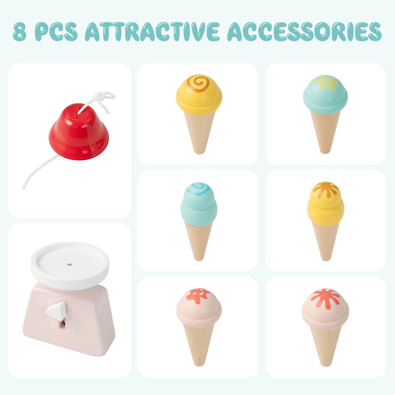 8 PCS ATTRACTIVE ACCESSORIES