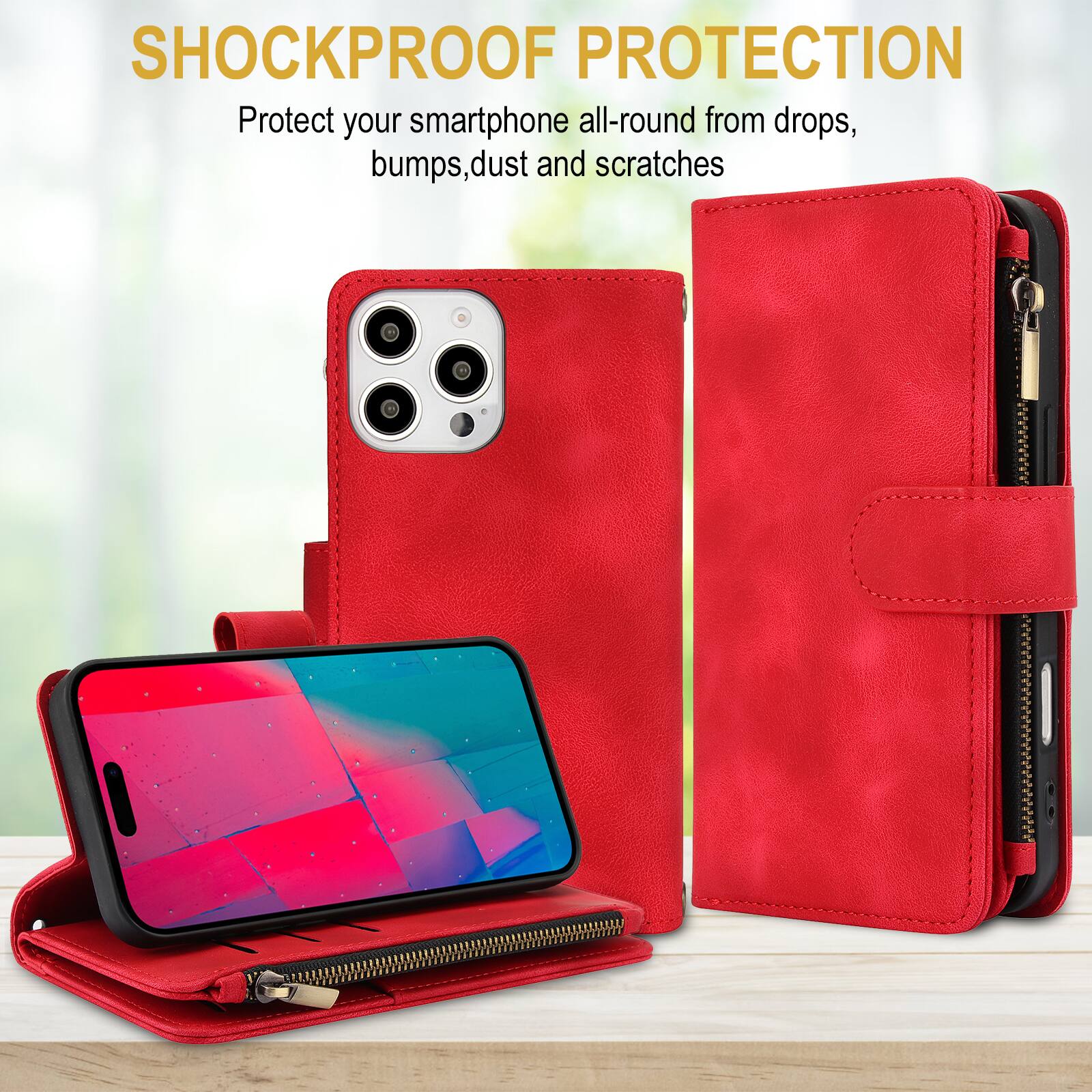 SHOCKPROOF PROTECTION  
Protect your smartphone all-round from drops, bumps, dust and scratches
