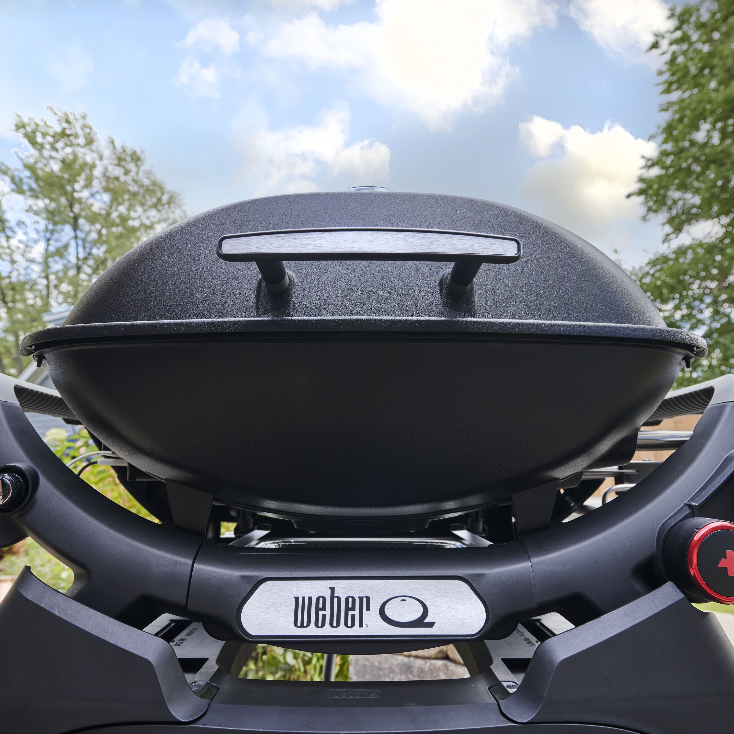 Alt View 13. Weber - Q 2800N+ liquid Propane Gas Grill - Mindnight Black.