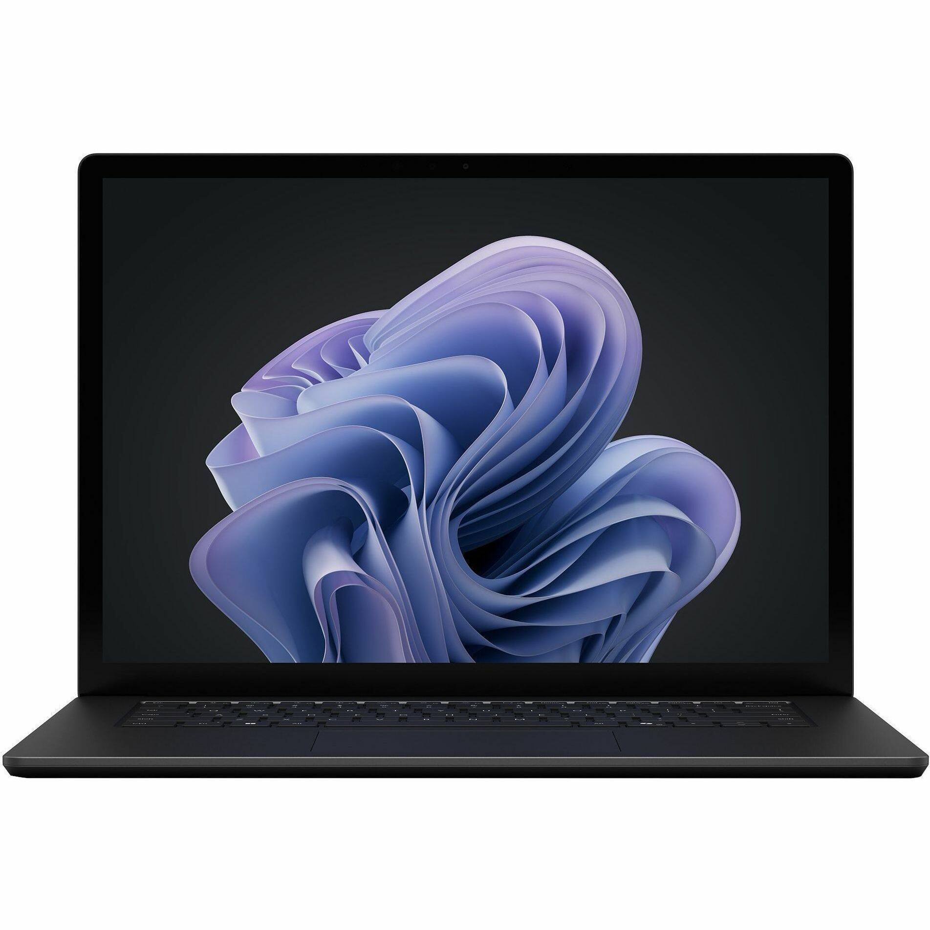 Alt View 5. Microsoft - Microsoft Surface Laptop 6 15" Touchscreen Notebook - Intel Core Ultra 7 165H - 32 GB - 512 GB SSD - English, French - Black.