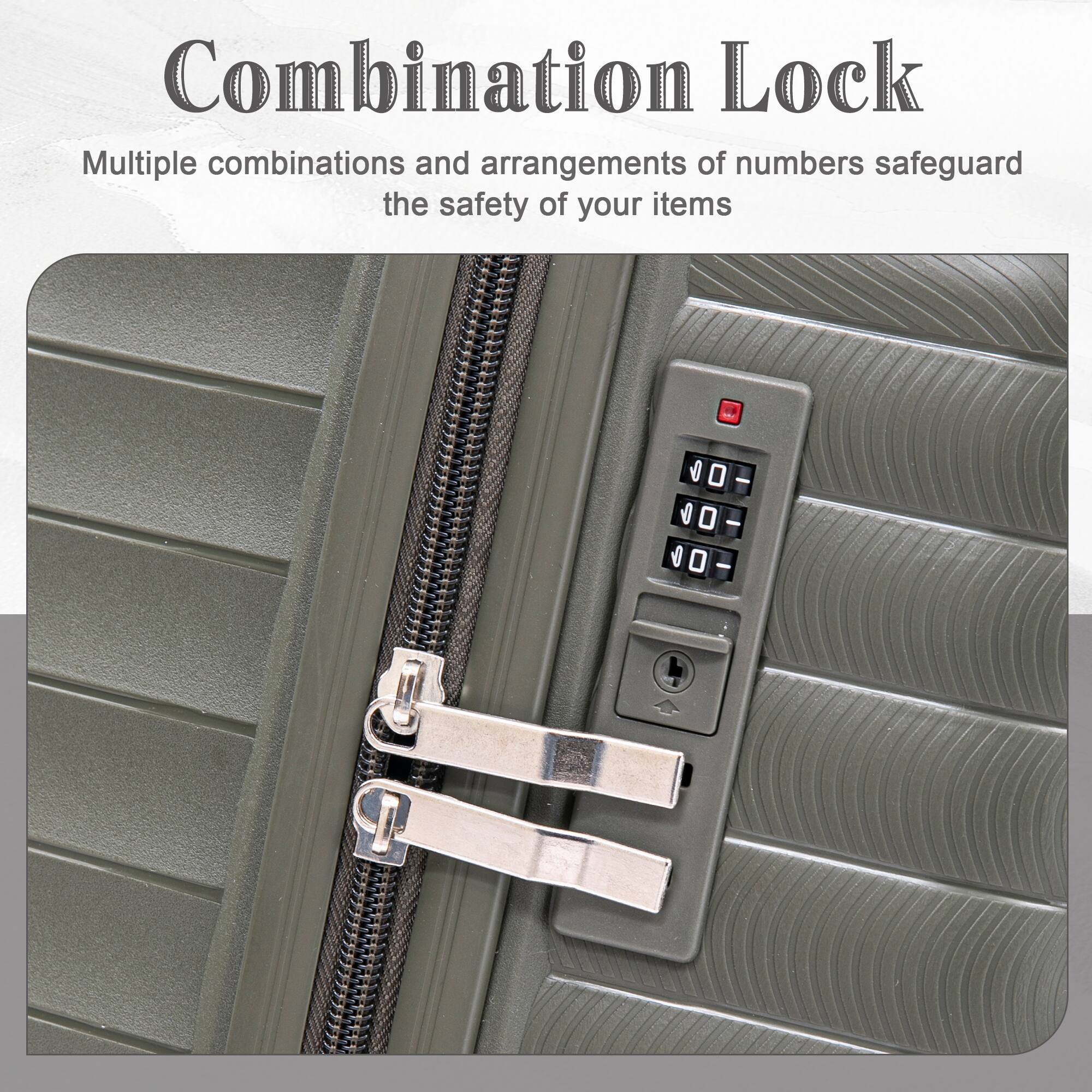 Combination Lock

Multiple combinations and arrangements of numbers safeguard the safety of your items