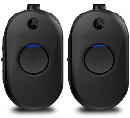 Motorola - CLP1080e UHF 8 Channel 1 Watt Two-Way Radio 2-Pack - Black