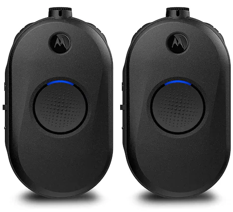 Front. Motorola - Motorola CLP1080e UHF 8 Channel 1 Watt Two-Way Radio 2-Pack - Black.