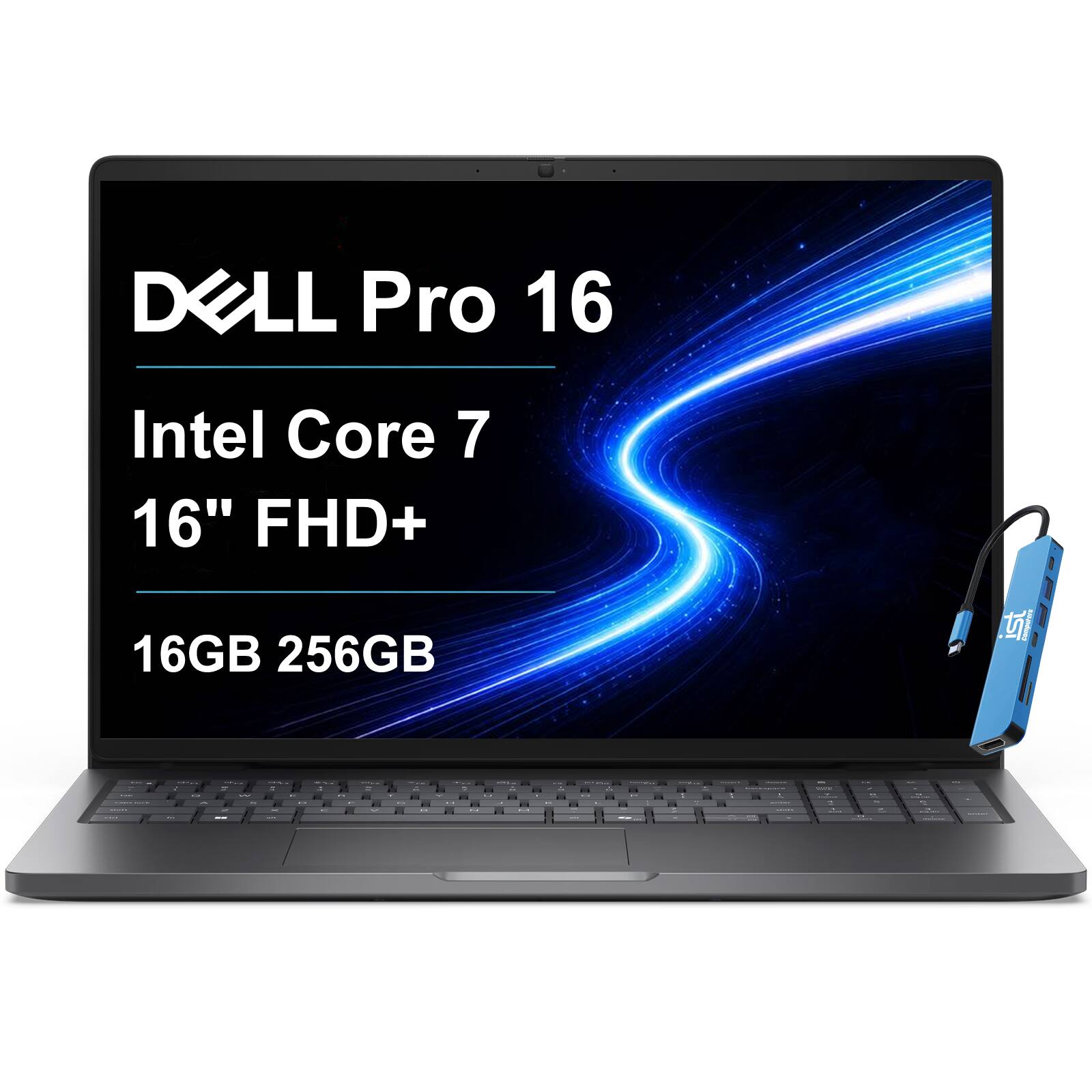 DELL Pro 16  
Intel Core 7  
16" FHD+  
16GB 256GB