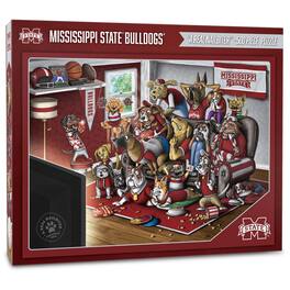 YouTheFan - Mississippi State Bulldogs Purebred Fans 18'' x 24'' A Real Nailbiter 500-Piece Puzzle - Multicolor