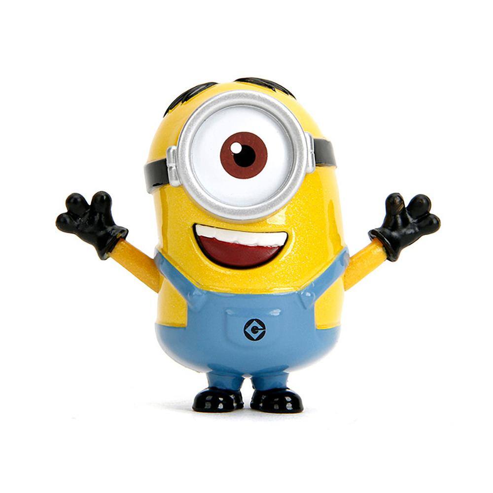 Alt View 1. Jada - Set of 4 Diecast Figures "Minions" (2015) Movie "Metalfigs" Series Diecast Models by Jada - Multicolor.