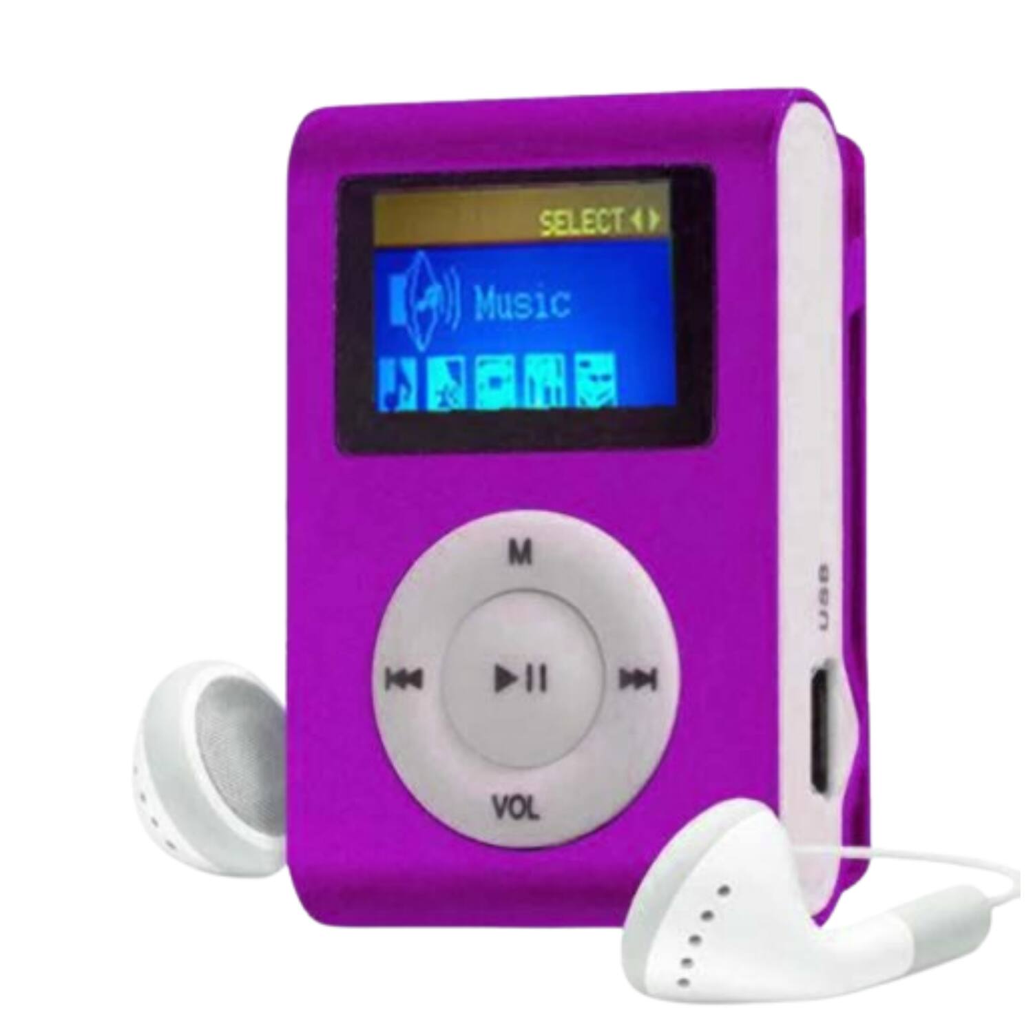 SELECT  
Music  
M II  
USB  
VOL