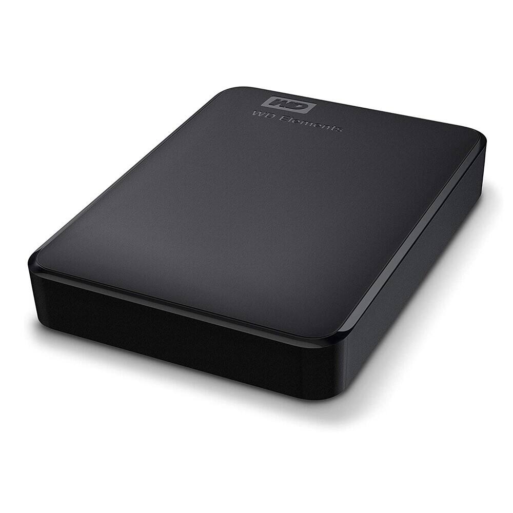 Left. Western Digital - 4TB Elements Portable External HDD USB 3.0 WDBU6Y0040BBK-WESN.