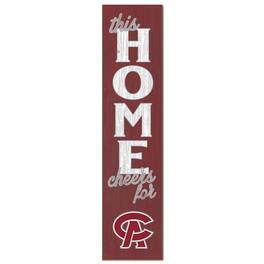 Jardine - Coastal Alabama Community College 12" x 48" This Home Leaning Sign - Maroon