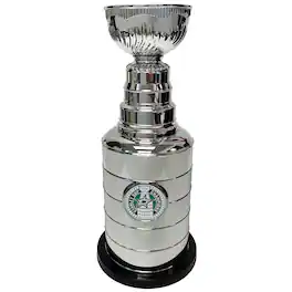 Mustang Drinkware - Dallas Stars 14" Stanley Cup Coin Bank Replica Trophy - Silver