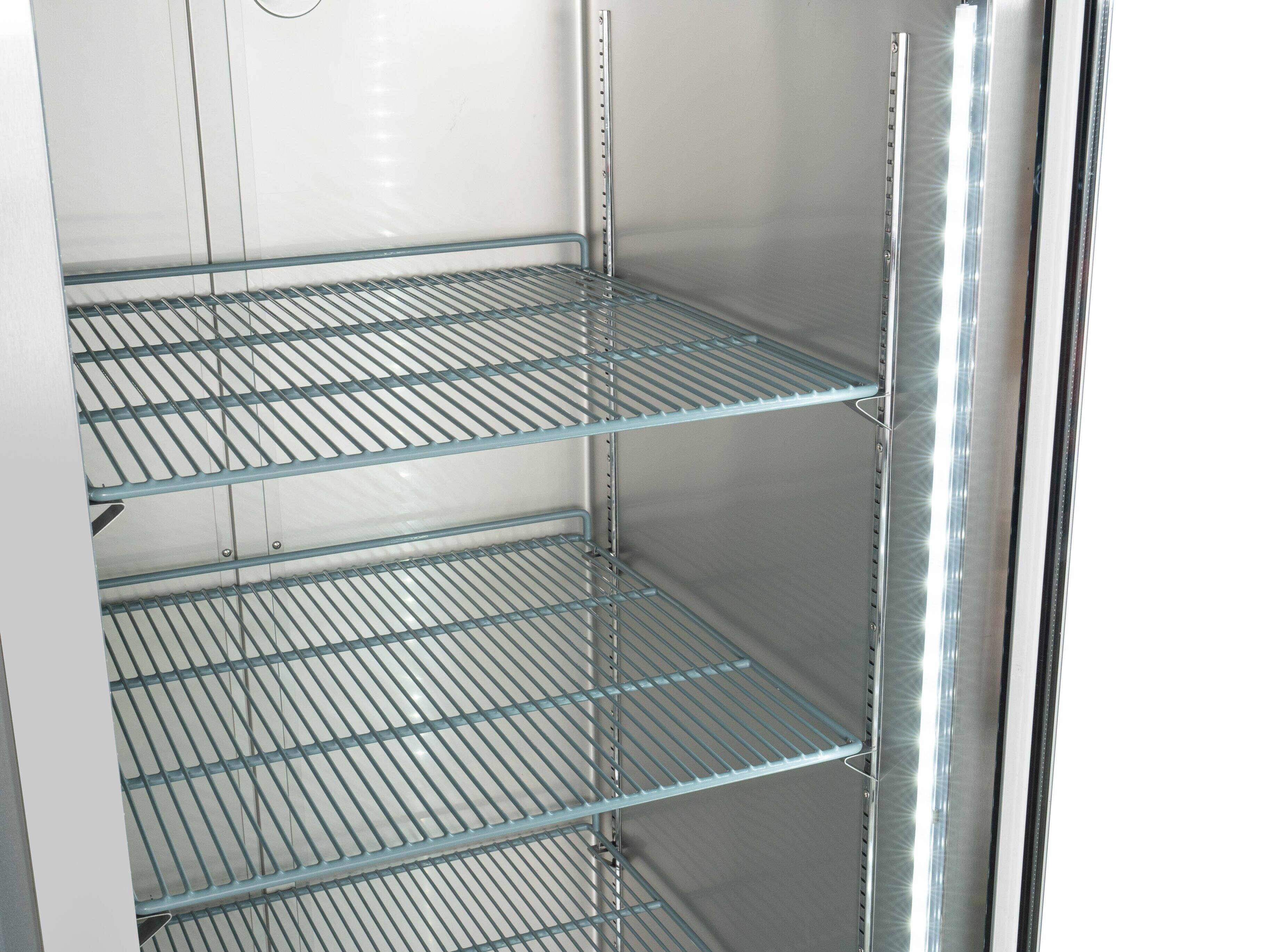 Alt View 8. Koolmore - 29 in. One Glass Door Reach-In Freezer 23 cu ft. RIF-1D-GD - Stainless steel.
