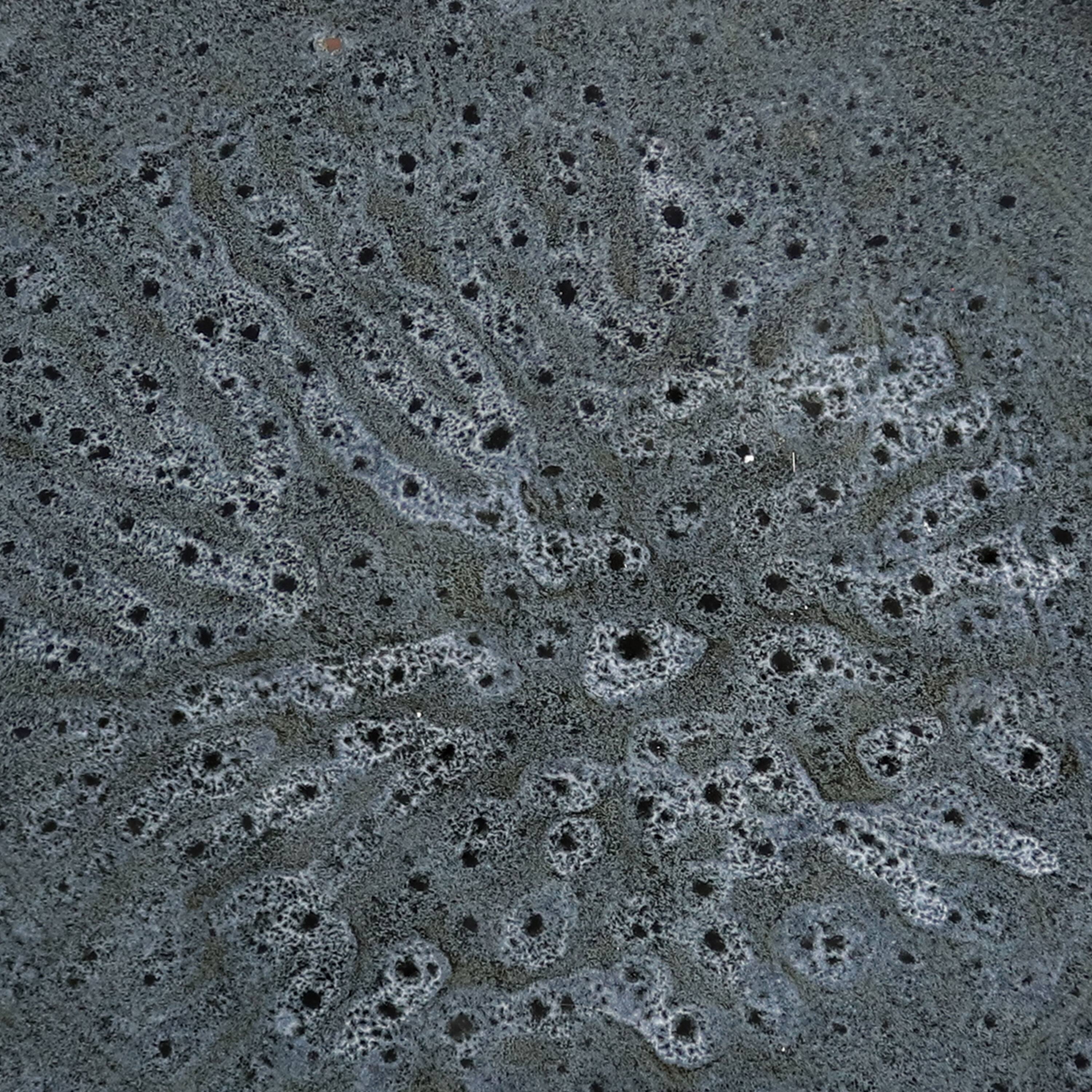 Alt View 4. Sunnydaze - Toulon Black Mist Ceramic Bird Bath - 24.5" H - Black.