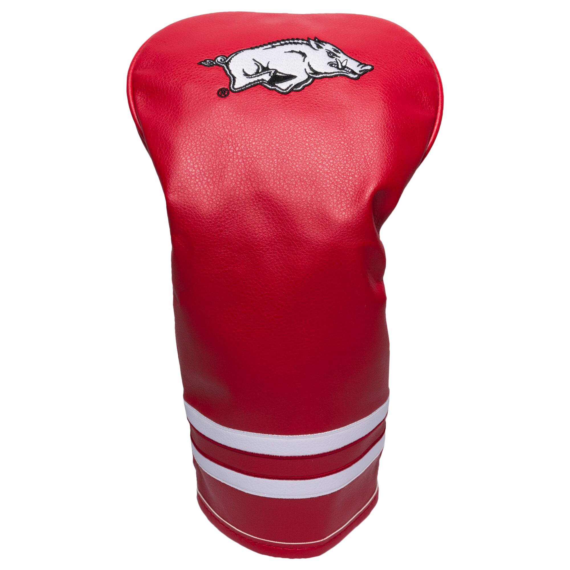 Front. Team Golf - Arkansas Razorbacks Vintage Driver Head Cover - Multicolor.