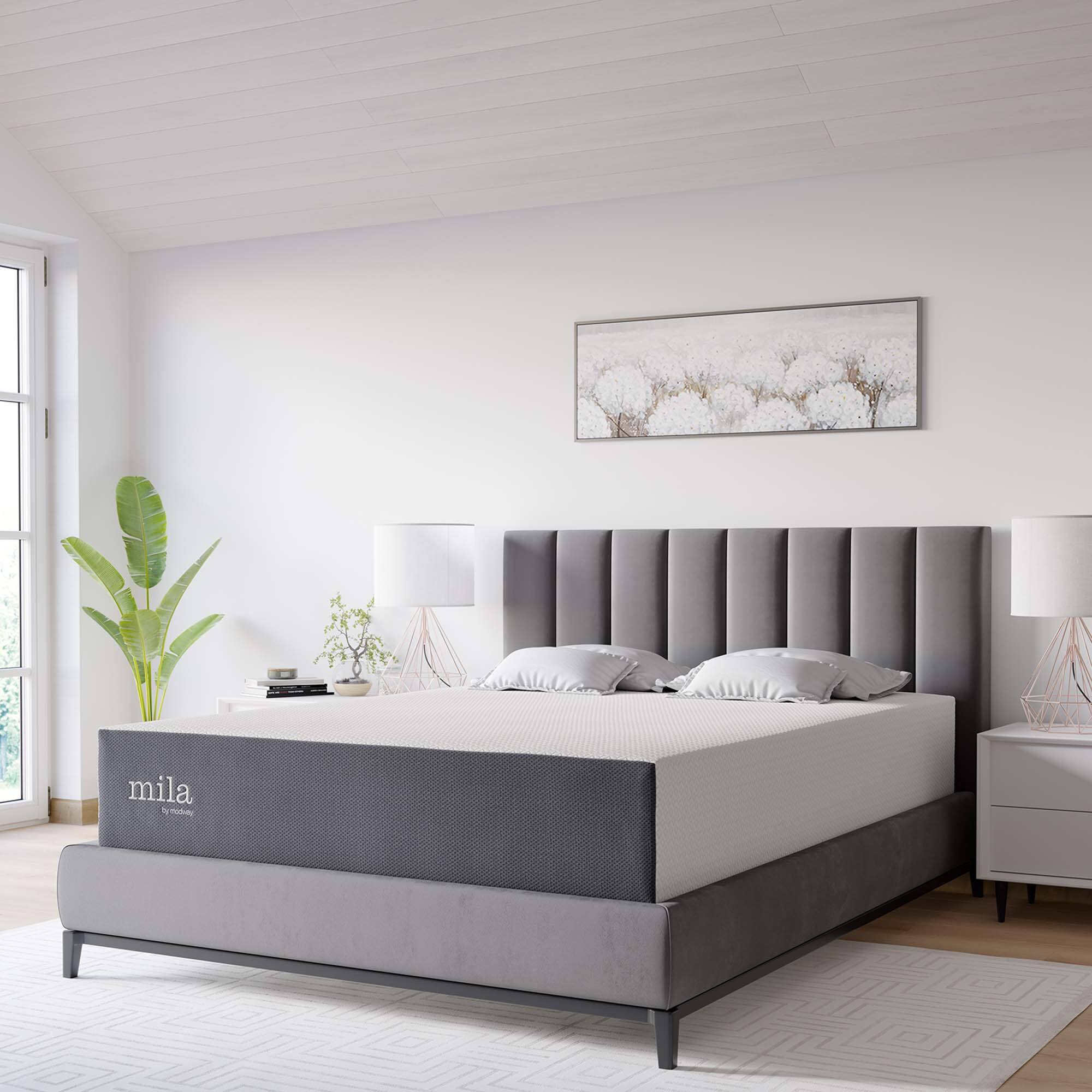 Alt View 10. Modway - Mila 12" California King Mattress by Modway - White.