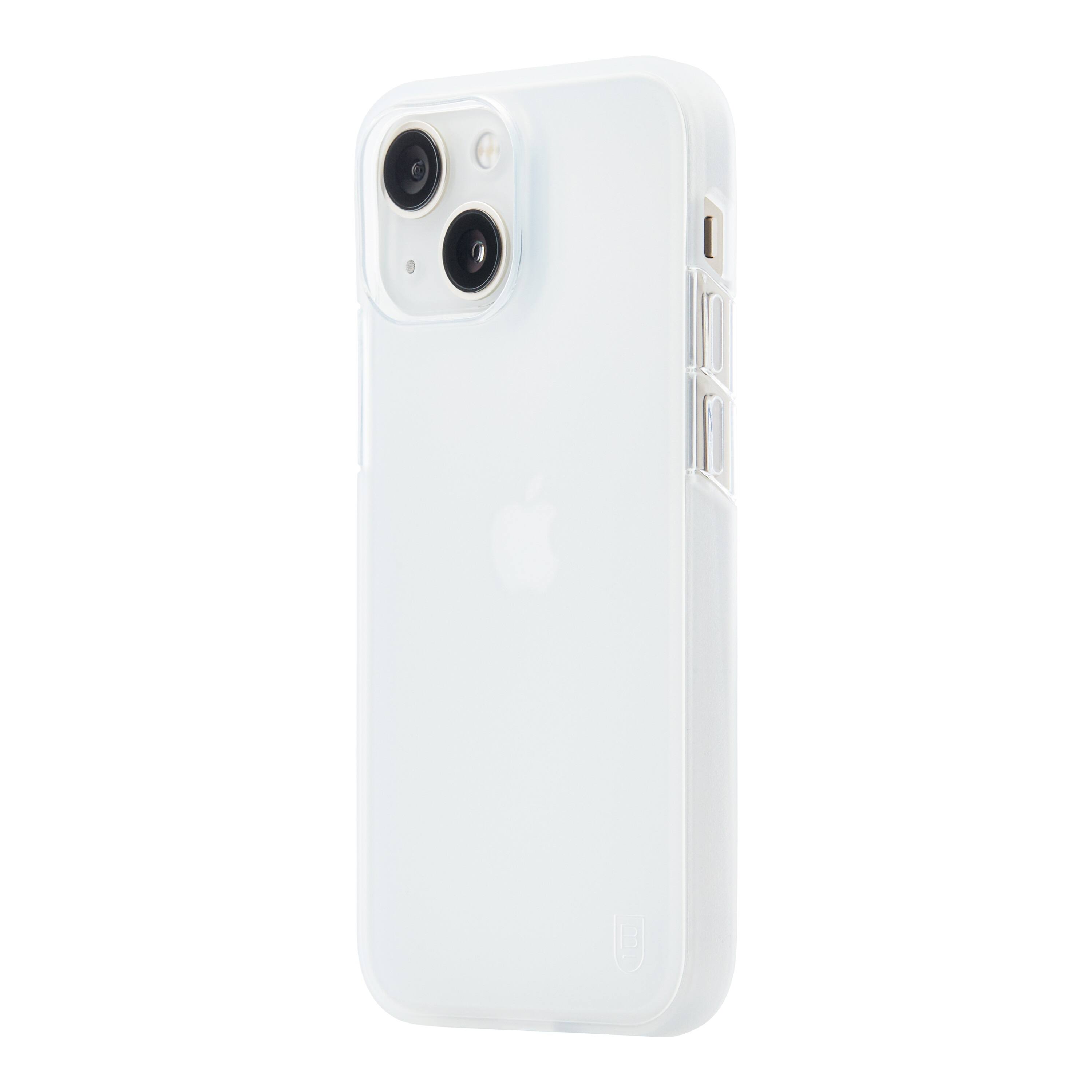 Left. BodyGuardz - Solitude Case for Apple iPhone 13 Mini with Pureguard - Clear.