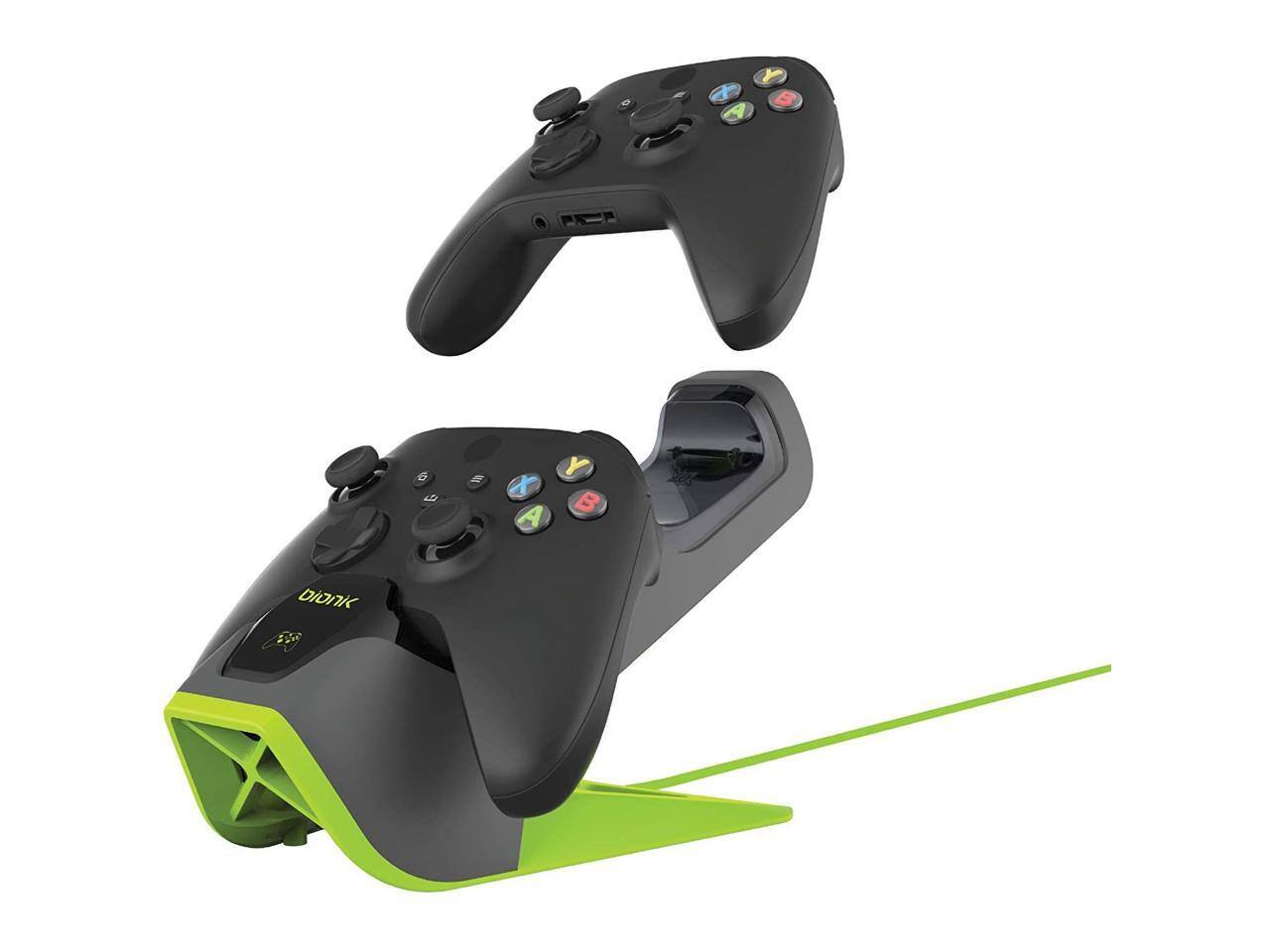 Alt View 9. Bionik - Bionik Power Stand for Xbox Series X/S: Dual Charge Dock with 2 Batteries & Adapter (BNK-9070) - Multicolor.
