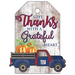 Fan Creations - New York Giants 11'' x 19'' Gift Tag Truck Sign - White
