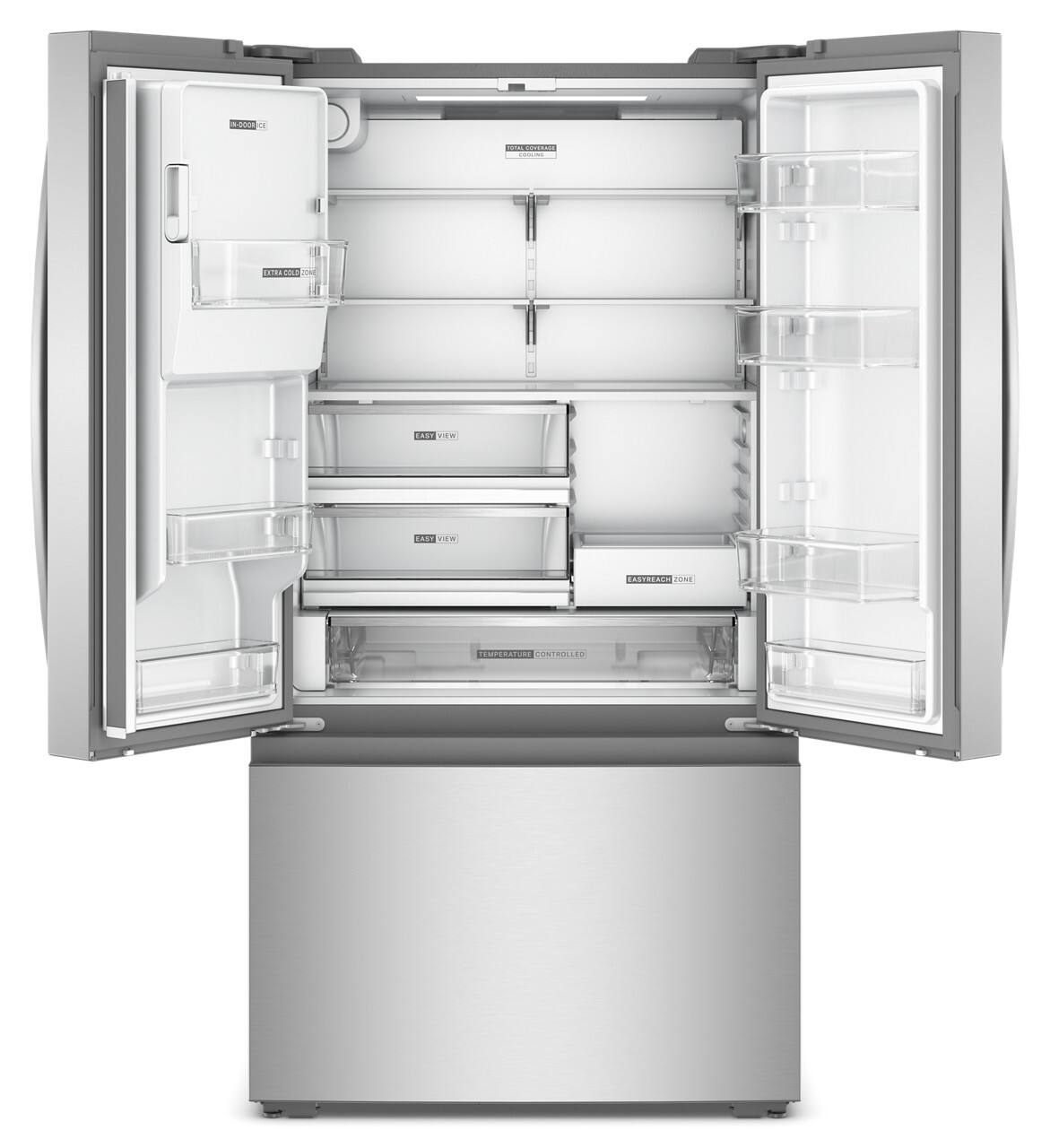 - d1 - | O os ... ... .... -- CASCREAA ! TmAA CONTROLLED

- EXTRA COLD ZONE
- EASY VIEW
- EASY REACH ZONE
- TEMPERATURE CONTROLLED