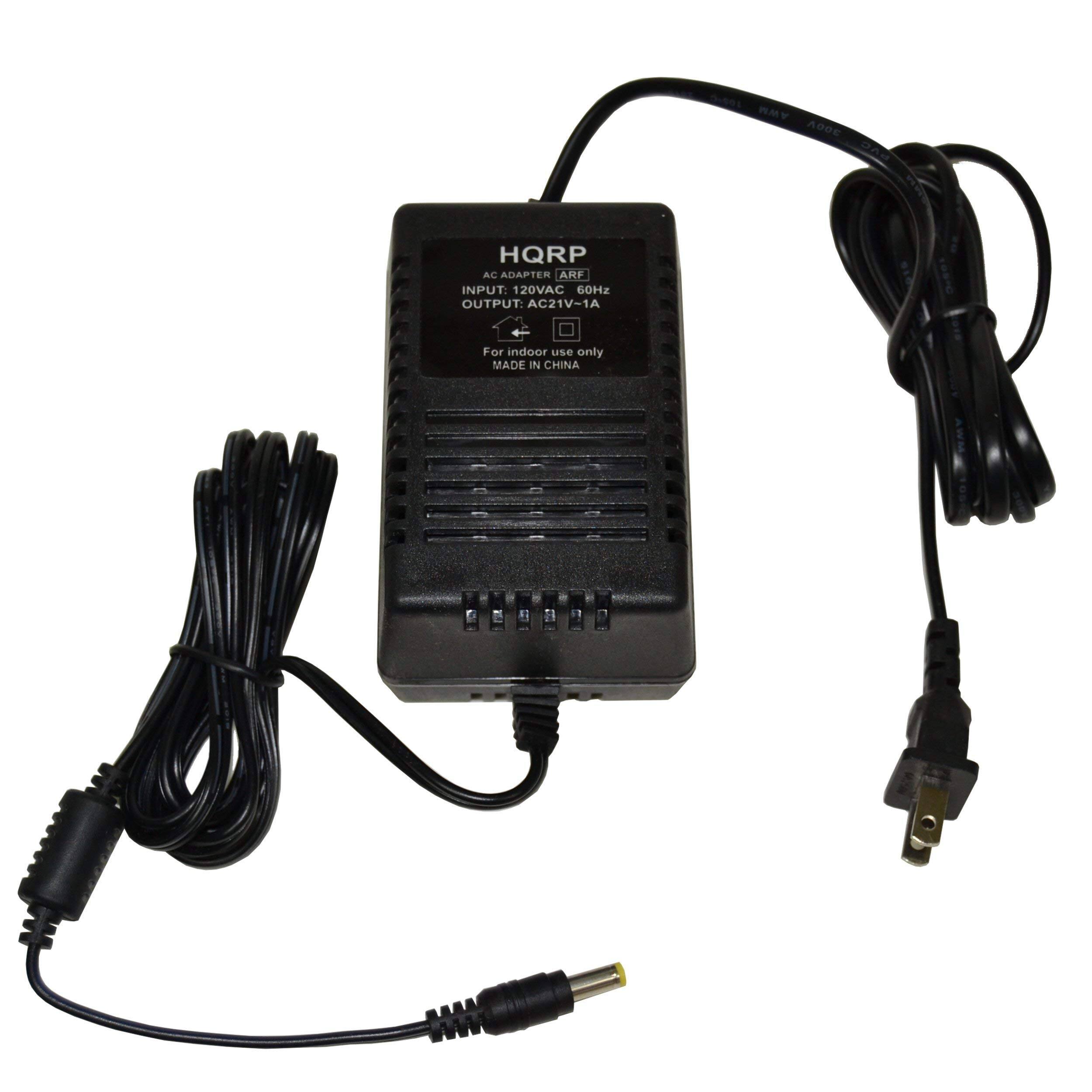 HQRP AC ADAPTER  
INPUT: 120VAC 60Hz  
OUTPUT: AC21V-1A  
For indoor use only  
MADE IN CHINA