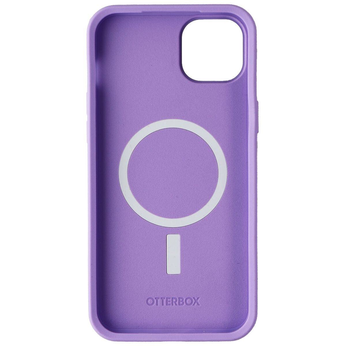 Back. OtterBox - OtterBox Symmetry+ Series Case for MagSafe for iPhone 14 Plus - You Lilac it - Purple.
