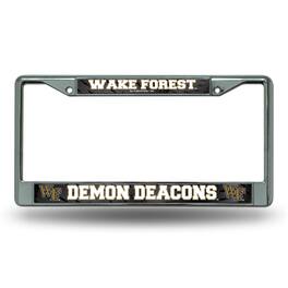 Rico Industries - Wake Forest Demon Deacons Chrome License Plate Frame - Multi