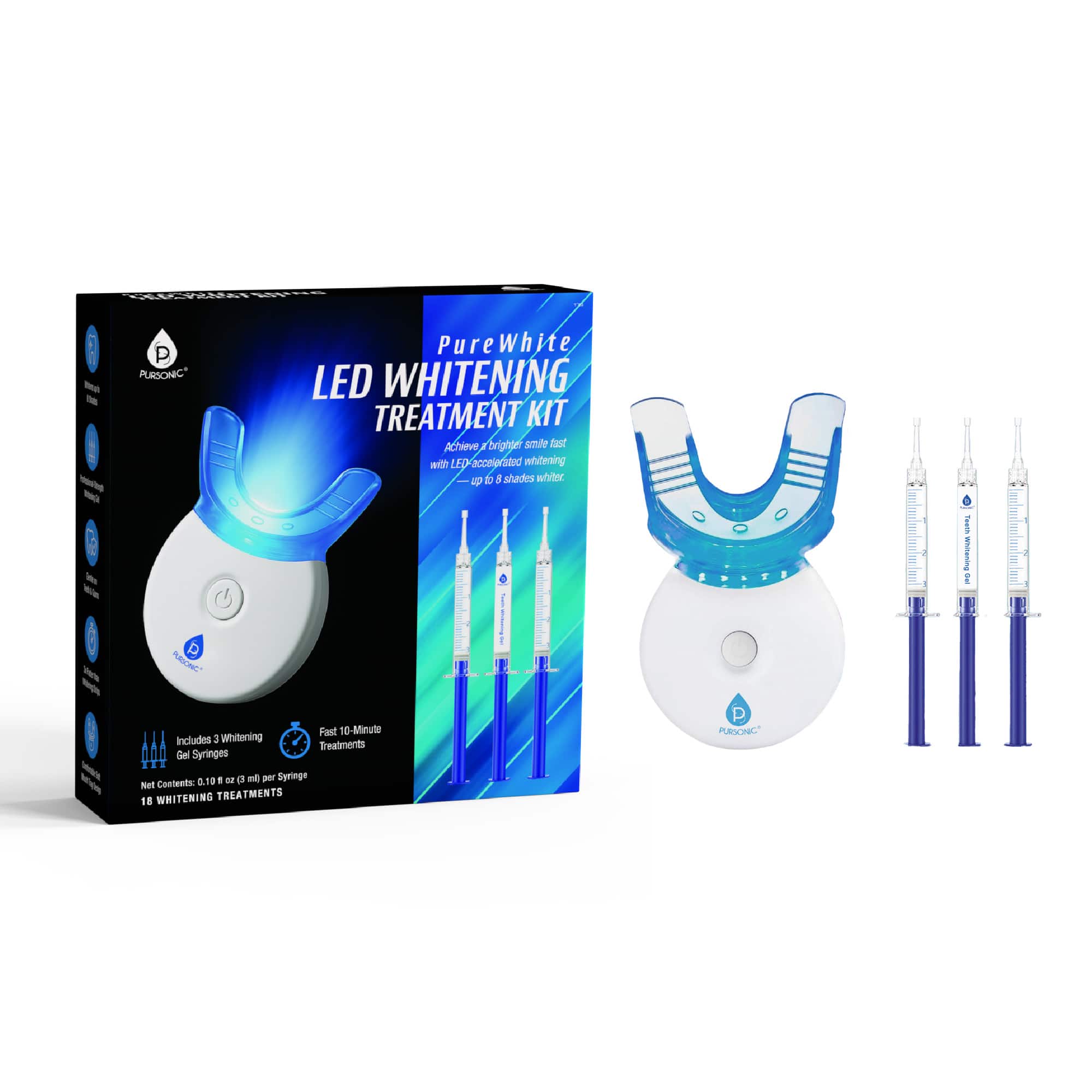 Pursonic - PureWhite LED Whitening Treatment Kit
