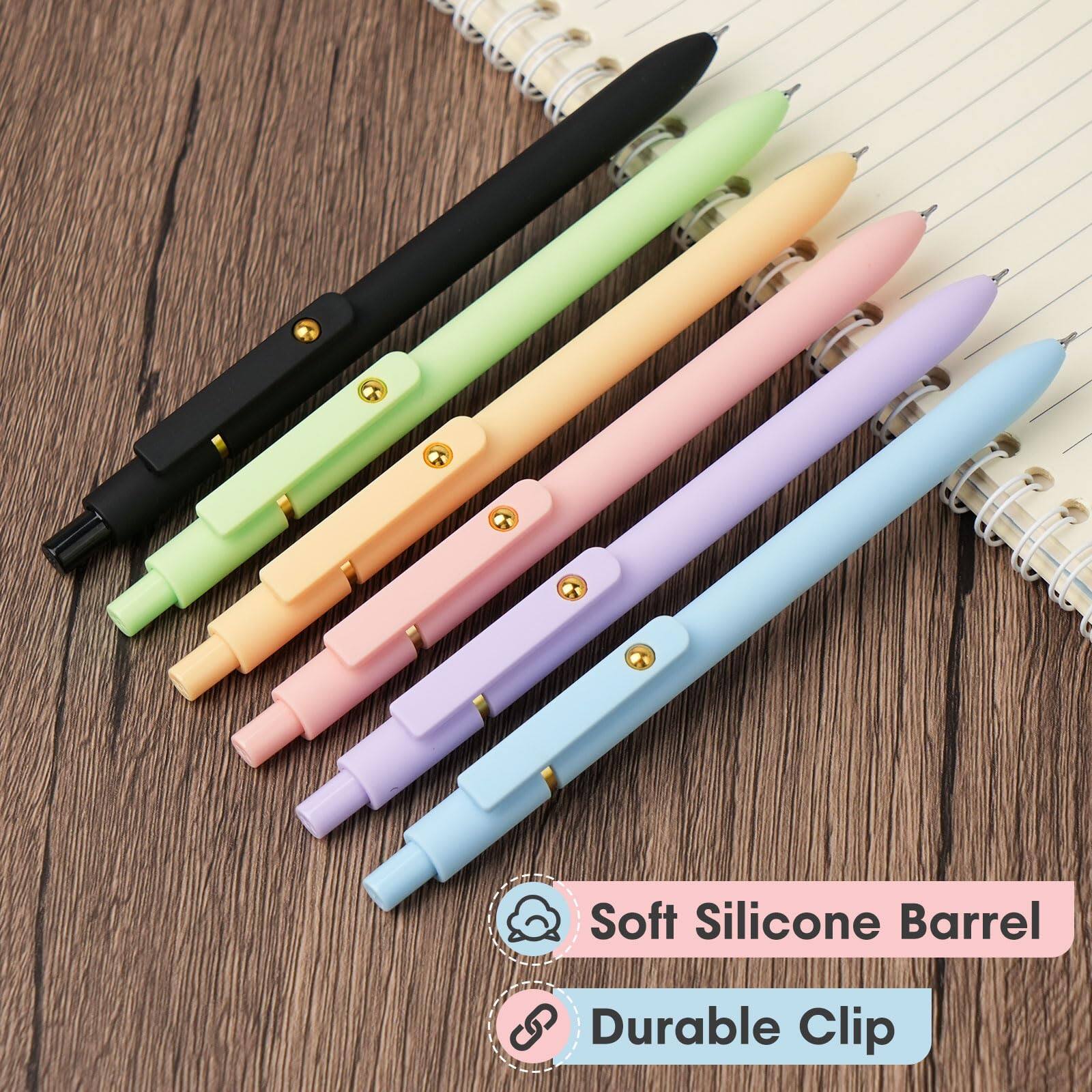 Soft Silicone Barrel  
Durable Clip
