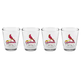 The Memory Company - 4-Pack 2oz. Shot Glass Set - Multicolor