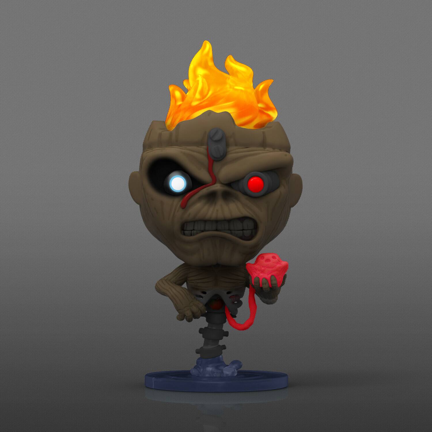 Alt View 4. Funko - Iron Maiden - FUNKO POP! ROCKS: Iron Maiden - Eddie 4PK Glow in the Dark Box Set (AE Exclusive)   - COLLECTIBLES - Multicolor.