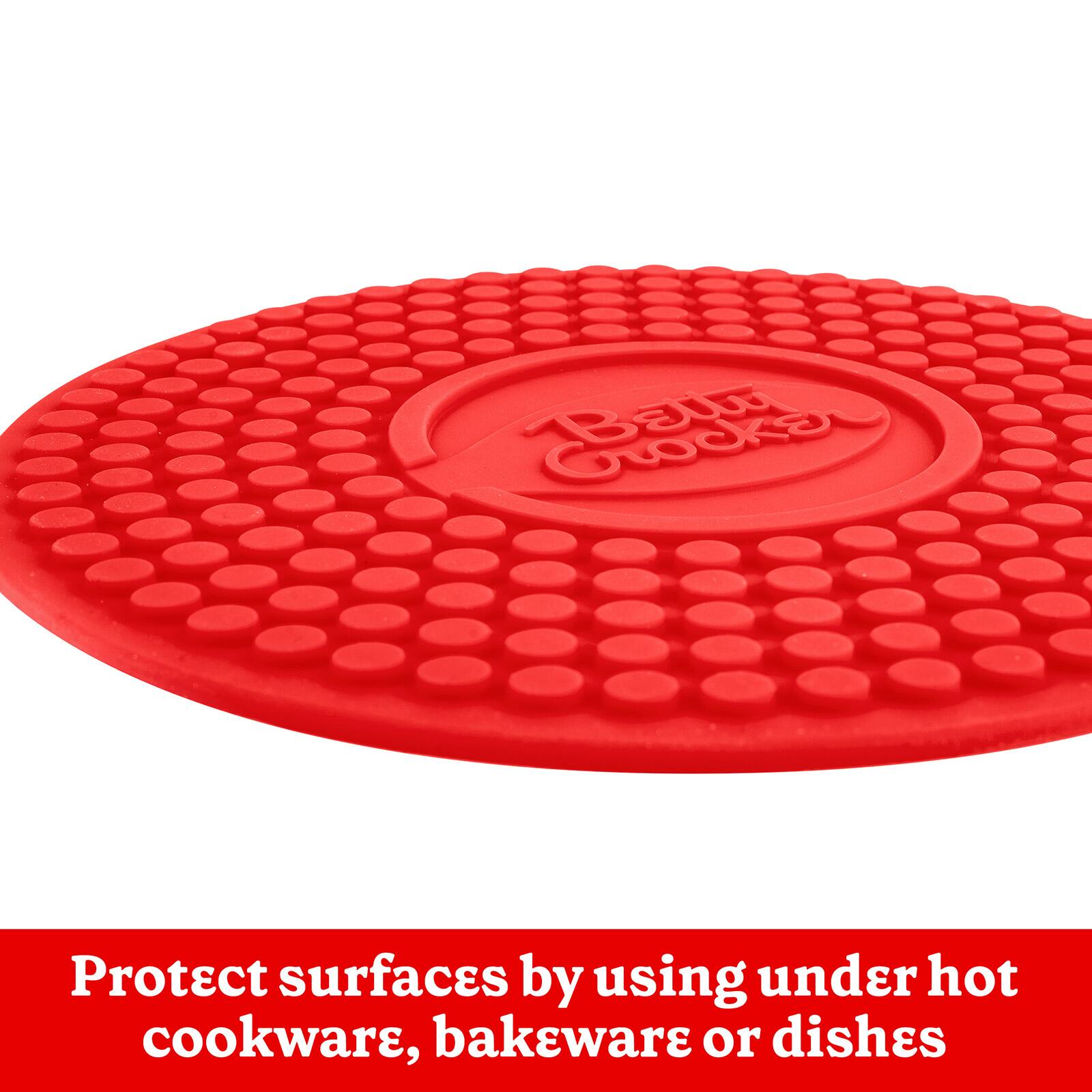 Betty Crocker

Protect surfaces by using under hot cookware, bakeware or dishes