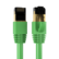 Front. Cables Direct Online - Cat8 Ethernet Cable 2FT, 40Gbps High-Speed RJ45 Shielded Copper Cord for Router, PC & Gaming - Green.