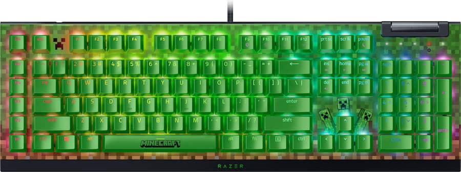 Razer BlackWidow V4 X Full Size Wired Mechanical Green Clicky Razer BlackWidow V4 X Full Size Wired Mechanical Green Clicky