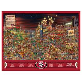YouTheFan - San Francisco 49ers 500-Piece Joe Journeyman Puzzle - Multicolor
