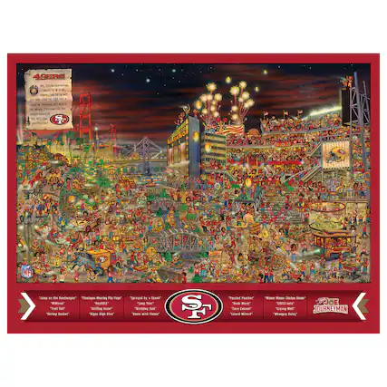 49ERS - Journeyman: Played in a UML game. Look for me with a black under my right eye, a single bar room, and a roll on the DL. Can you find me? I'm the only NFL Cam in the crowd.
- Clamped on the Bandwagon
- "Ninva"
- "Trail Tail"
- "Shrimp Basket"
- Flamingos Wearing Flip Flops
- "KRVBBLE"
- "Trail Tail"
- "Flamingo Basket"
- Sprayed by a Skunk
- "Leap Year"
- "Birthday Suit"
- "Hate with a Fist"
- Puzzled Panther
- "Gass Wore"
- "Corey Cough"
- "Lizard Wore"
- Winner Winner Chicken Dinner
- "Chestnuts"
- "Crying Wolf"
- "Wingey Baby"
- "Shusha"
- "Tep Tear"
- "Bathies Tait"
- "Easts with Flalias"
- "Patdled Pastiar"
- "Eaak Bira"
- "Eara Calase"
- "CHEST-BATa"
- "Crying Journeyman Wally Dally"