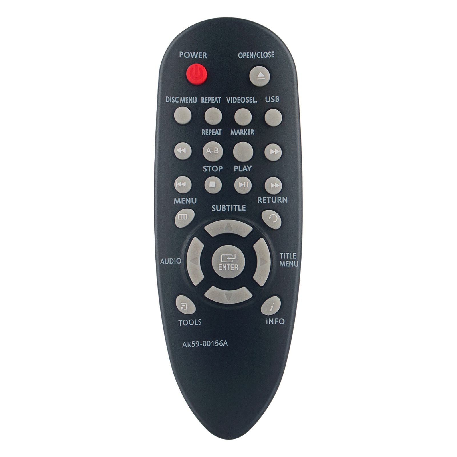 VINABTY - New AK59-00156A Replaced Remote Fits for Samsung DVD Player DVD-E350 DVD-E370 DVD-E365 DVD-E360 DVD-E360K DVD-E360/XU - Black