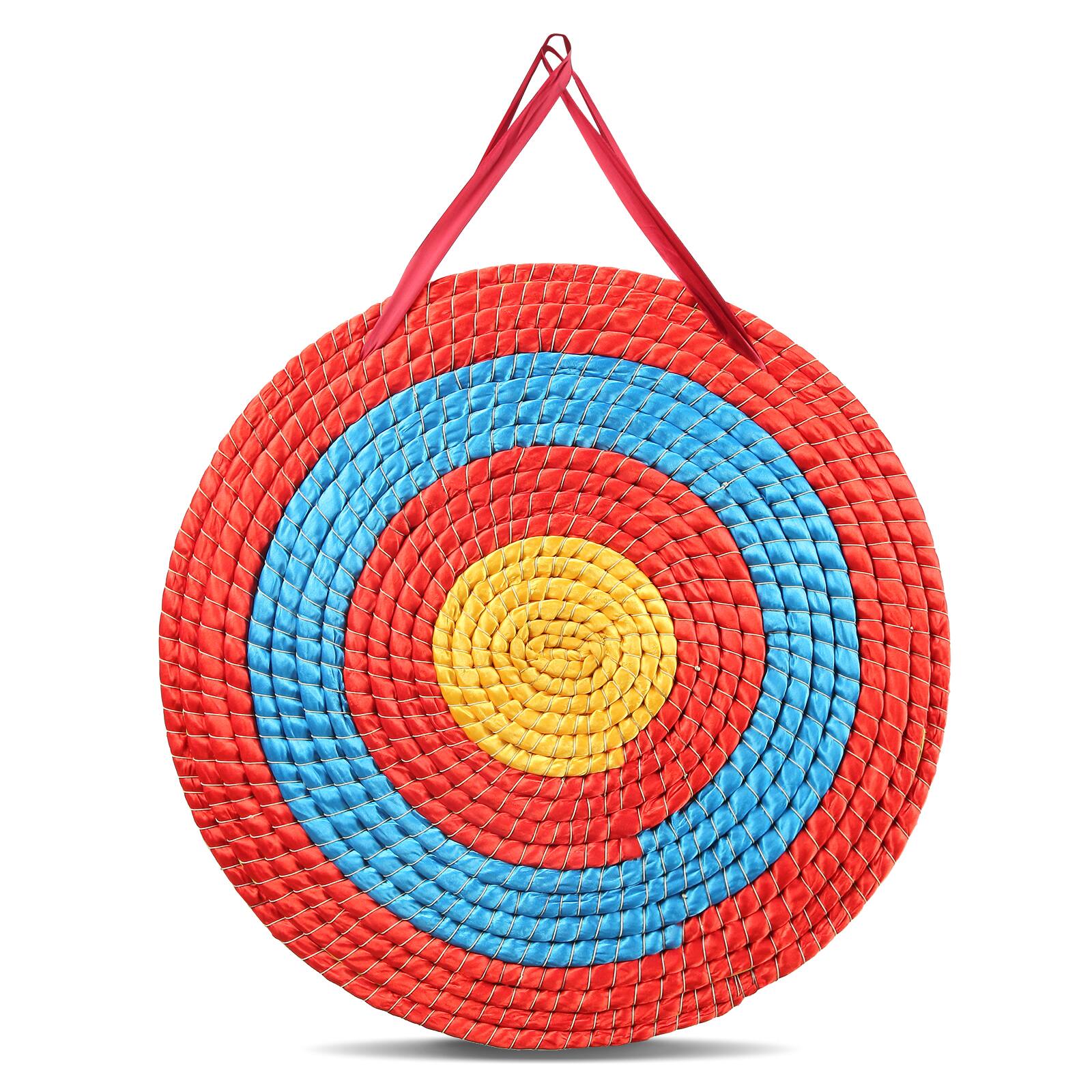 Alt View 5. VEVOR - Archery Target, 3 Layers 20" Arrow Target, Traditional Solid Straw Round Archery Target Shooting Bow - Red.